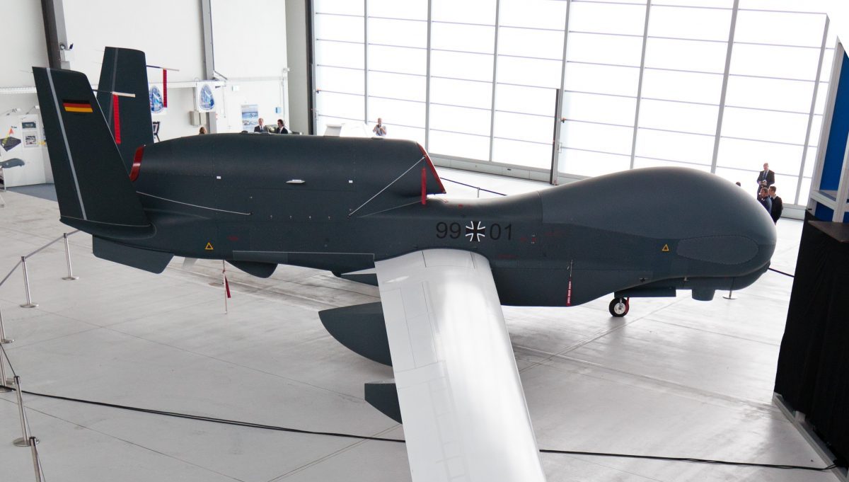Spy drone "Euro Hawk": German government sells parts to NATO