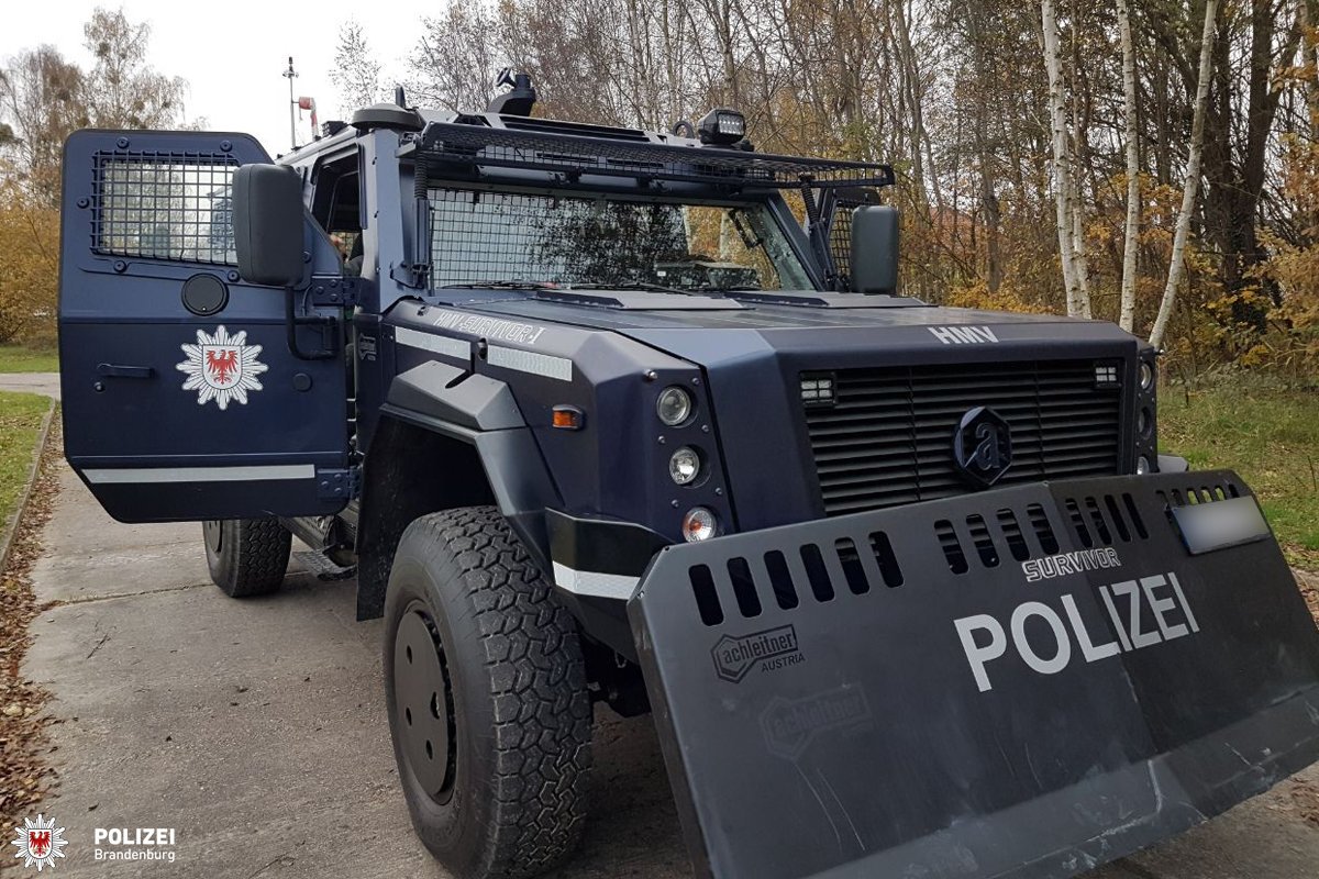 New tanks for the German police