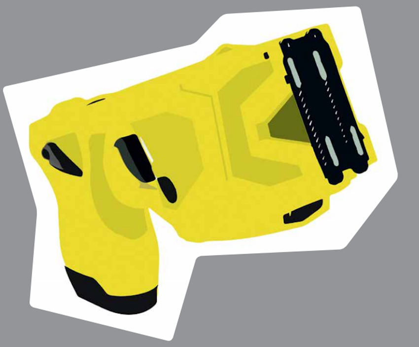 Taser at the German Federal Police: Shooting from the back