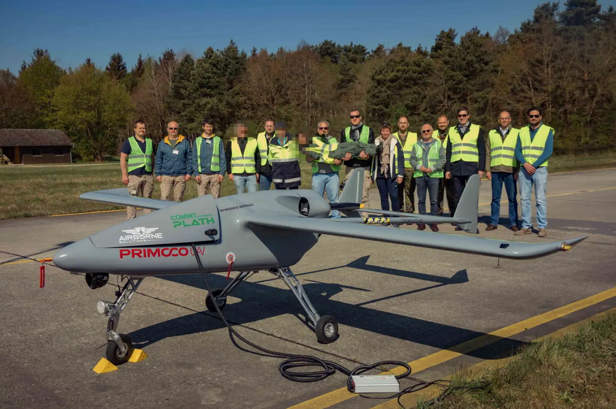 German Bundeswehr: Heavy drone first time flies in regular air traffic